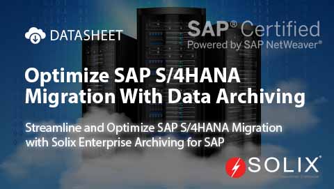 Optimaliseer SAP S/4HANA-migrasie met data-argief
