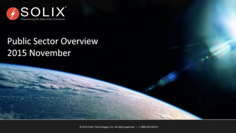 Solix Enterprise Data Management Solutions vir staatsagentskappe en hoër onderwys